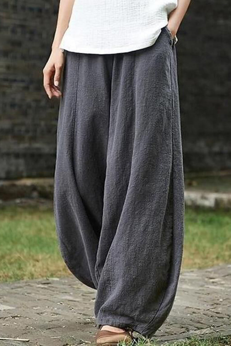Pantalón de Algodón y Lino