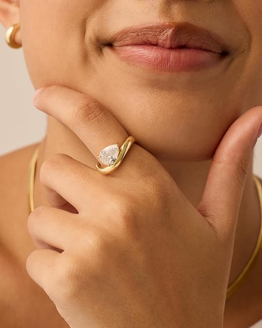 Anillo de Promesa Ondulado