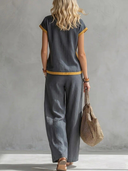 Conjunto Casual Chic de Dos Piezas