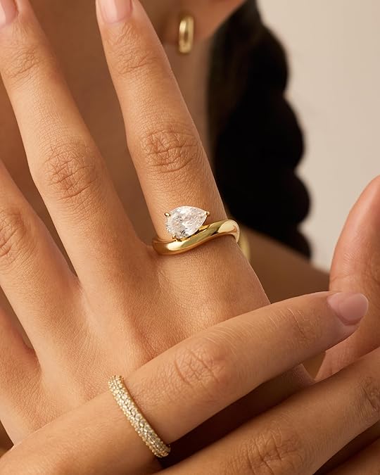 Anillo de Promesa Ondulado