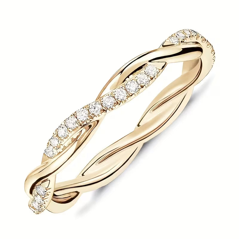 Anillo Doble Estilo Accent