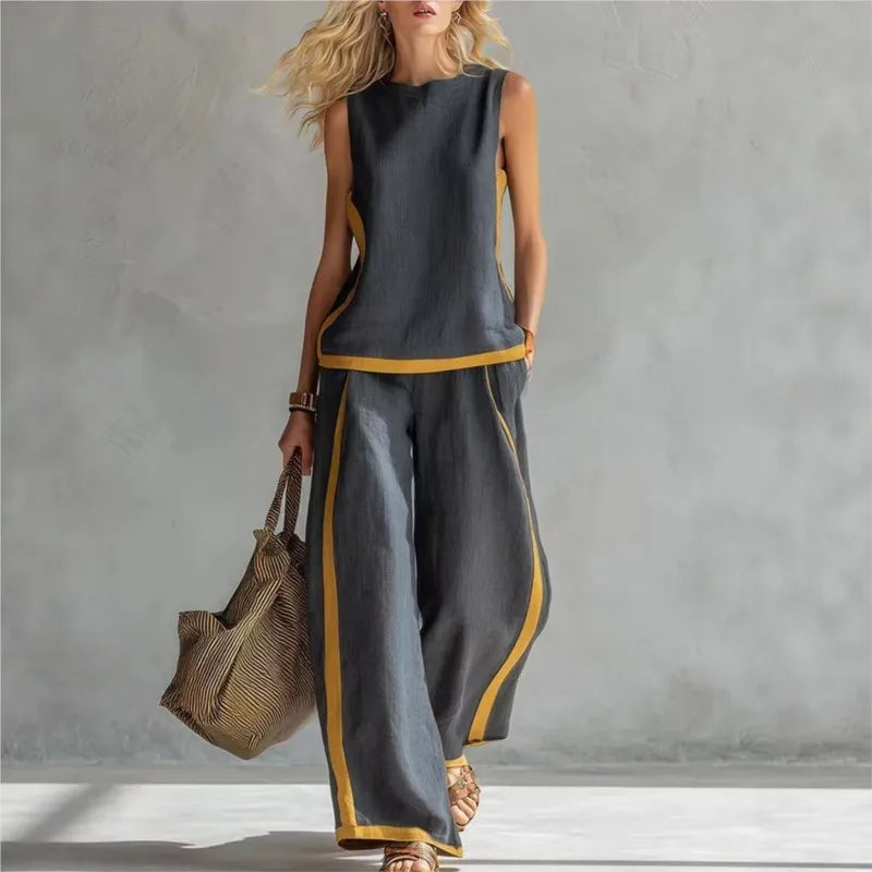 Conjunto Casual Chic de Dos Piezas
