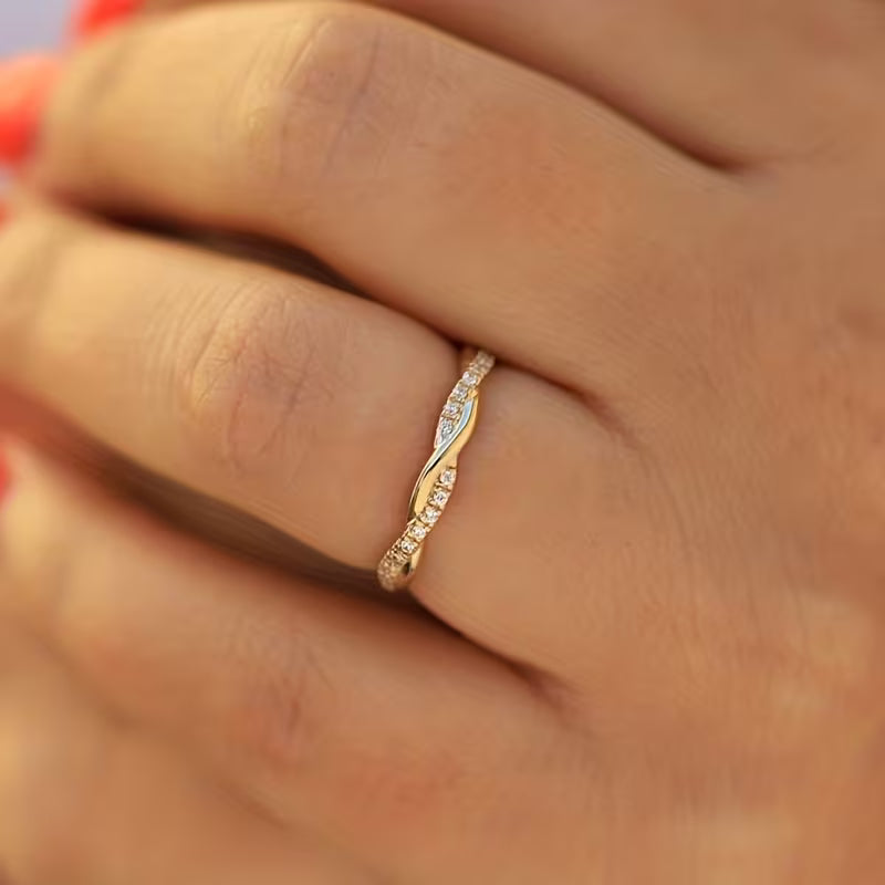 Anillo Doble Estilo Accent