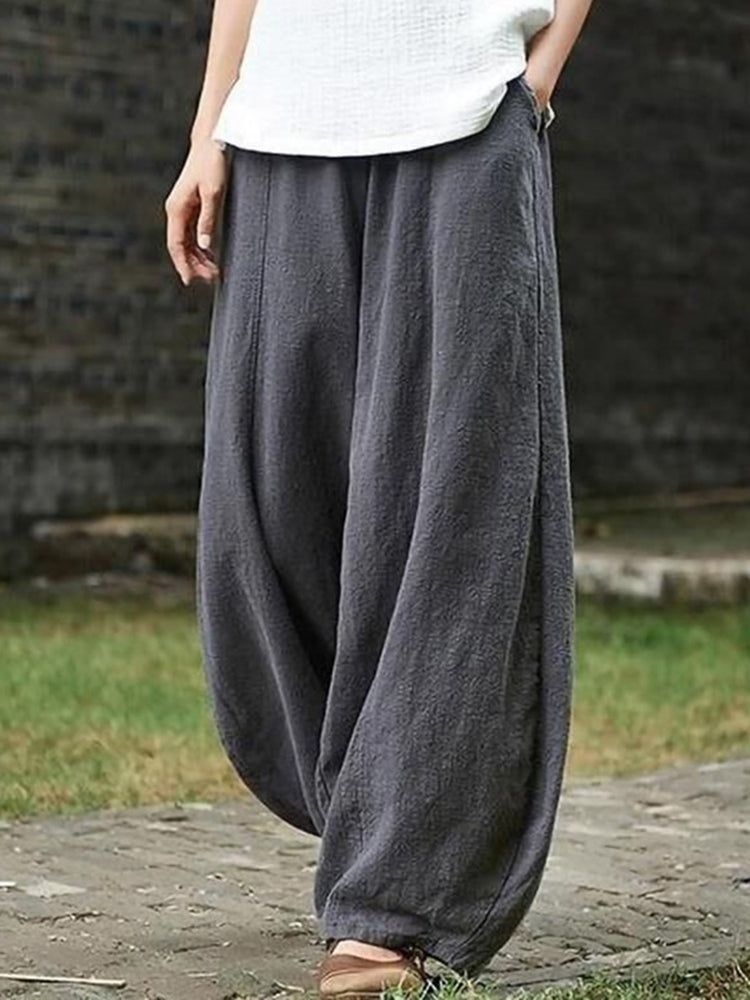 Pantalón de Algodón y Lino