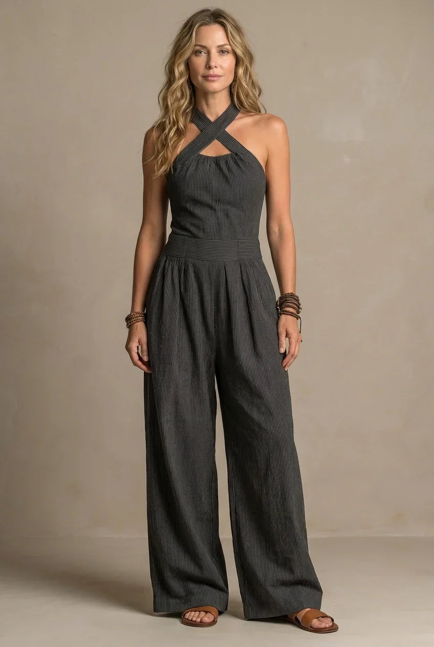 Mono Elegante Escote Cruzado