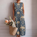 Vestido Midi Floral Clásico