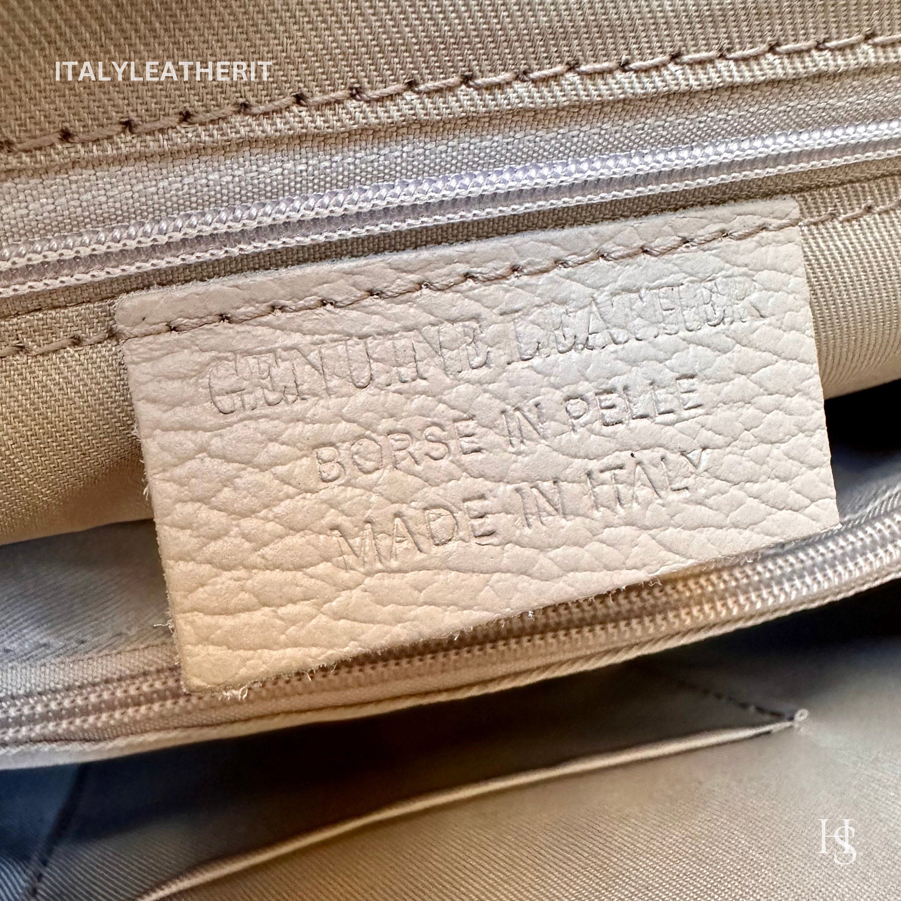 Bolsos de piel italiano hechos a mano para mujer.