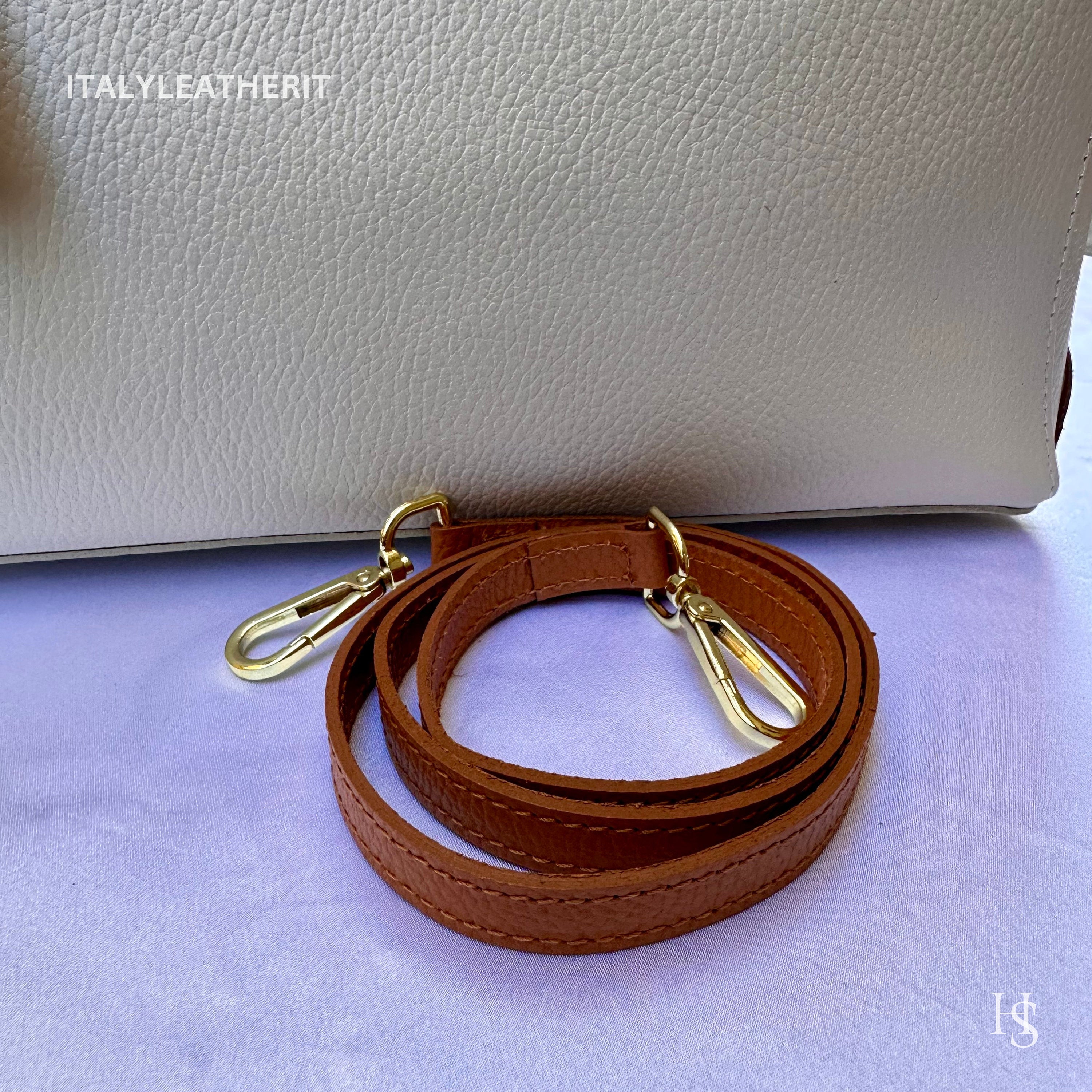 Bolsos de piel italiano hechos a mano para mujer.