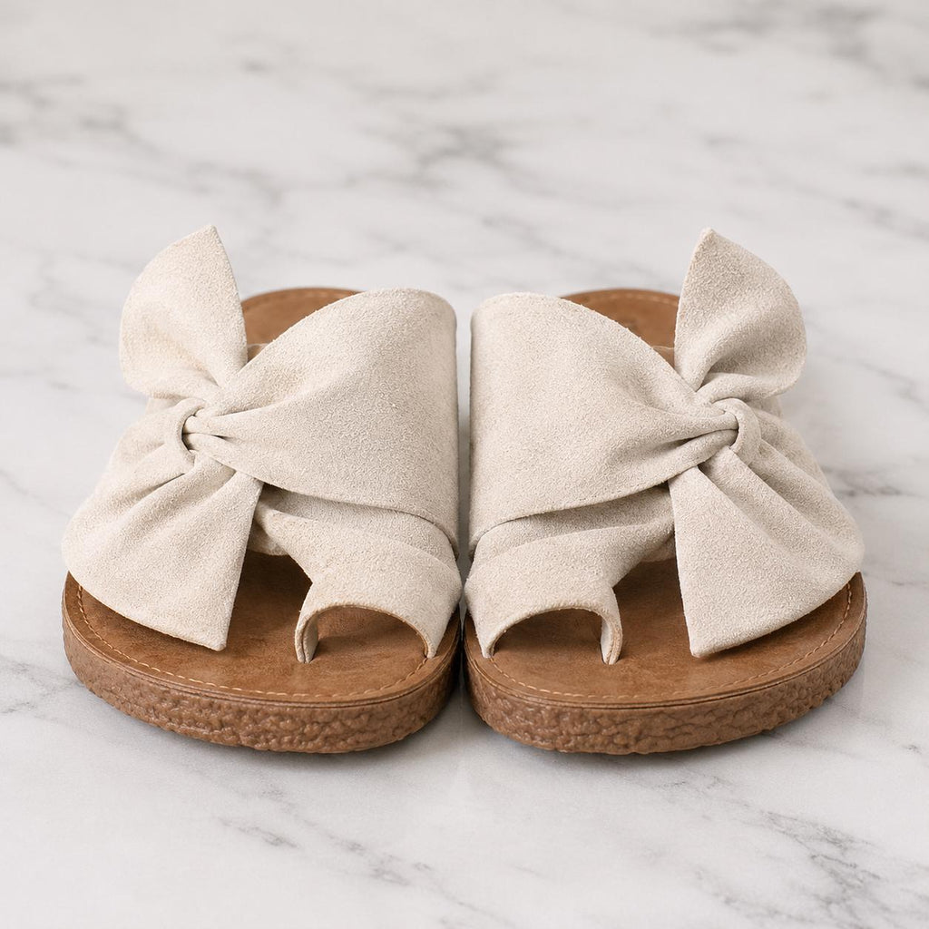 Sandalias de verano con lazo