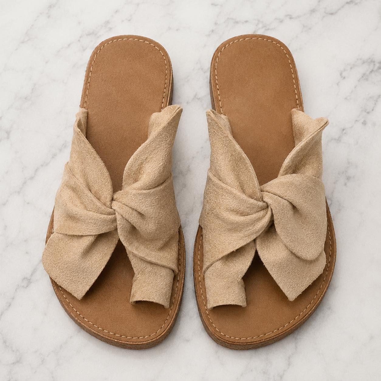 Sandalias de verano con lazo