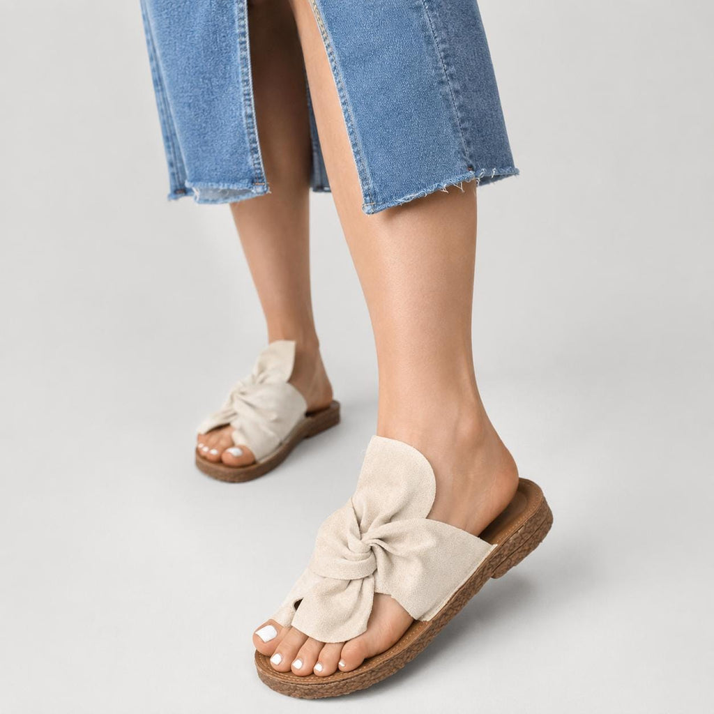 Sandalias de verano con lazo