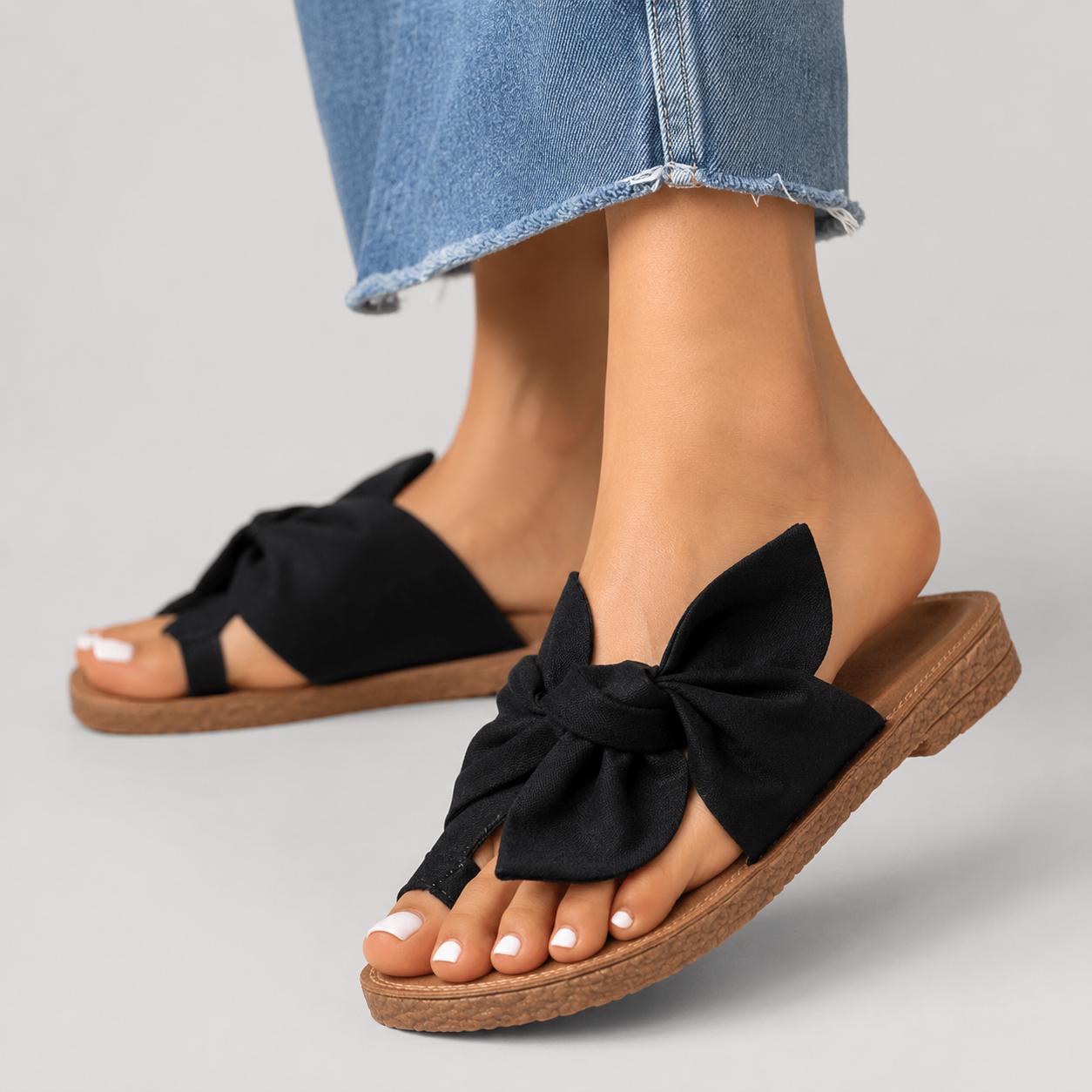 Sandalias de verano con lazo