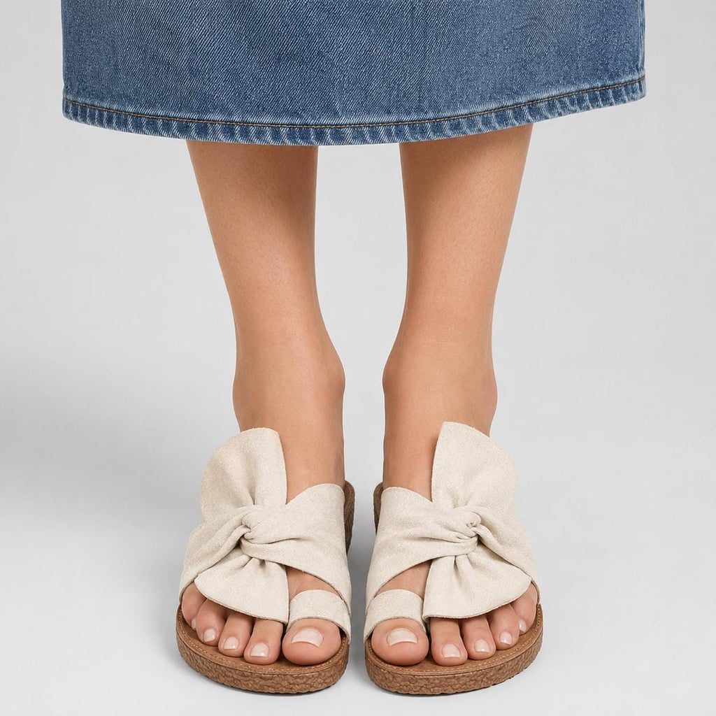 Sandalias de verano con lazo