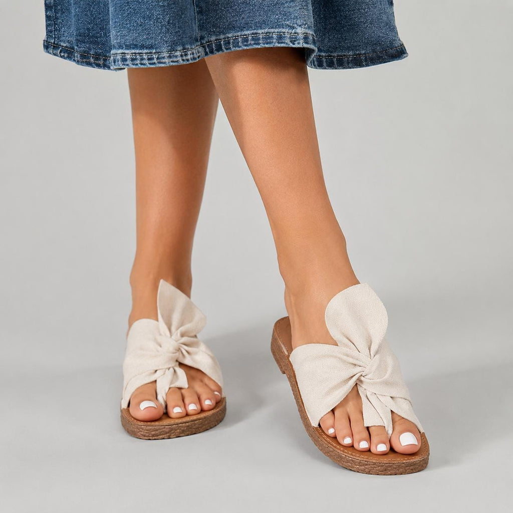 Sandalias de verano con lazo